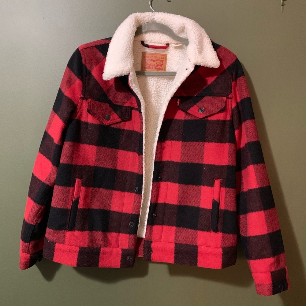 Levi’s checkered jacket